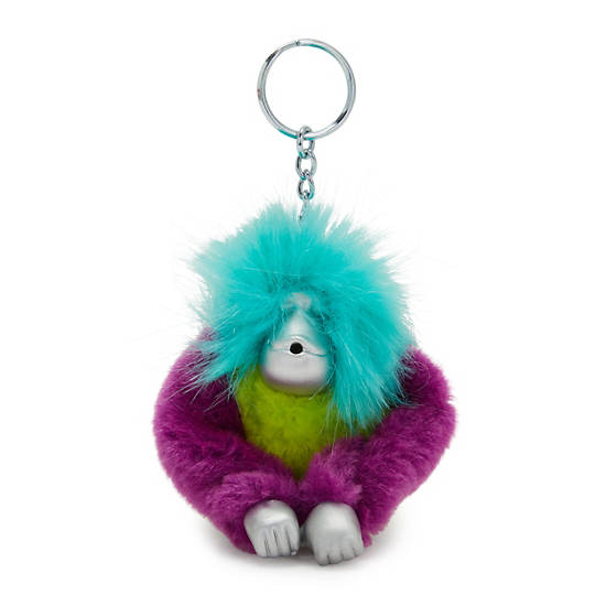 Kipling Fun Hair Sven Monkey Keychain Accessories Rød Grøn | DK 1941UZ